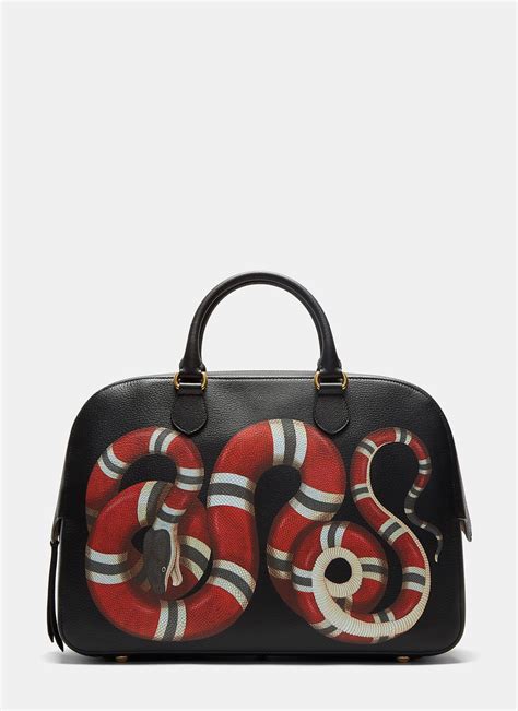 gucci snake duffle bag|gucci bag with snake buckle.